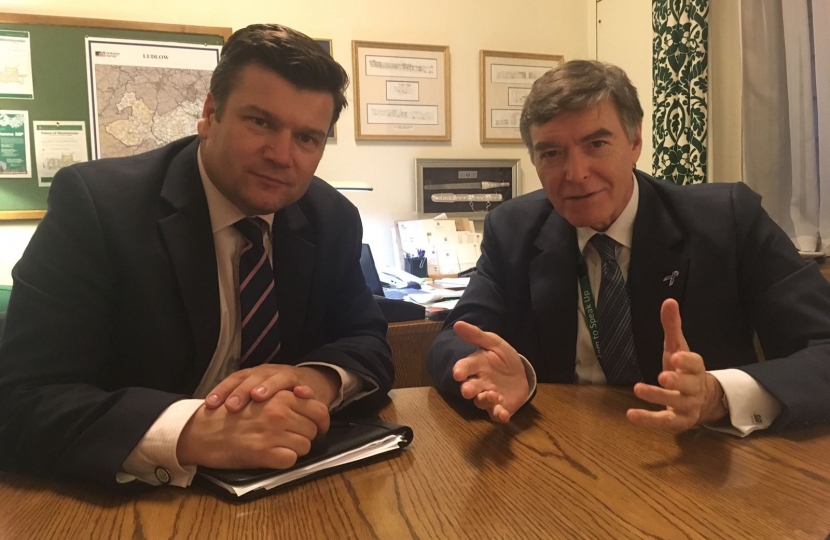 James Heappey MP met with Health Minister Philip Dunne. 