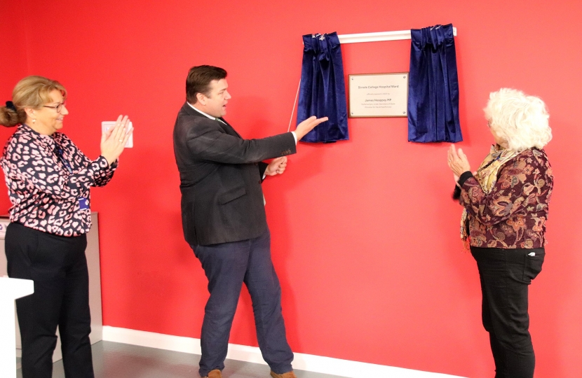 James Heappey opens the new Hospital Ward and Lab 