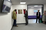 James Heappey opening the sixth form building 